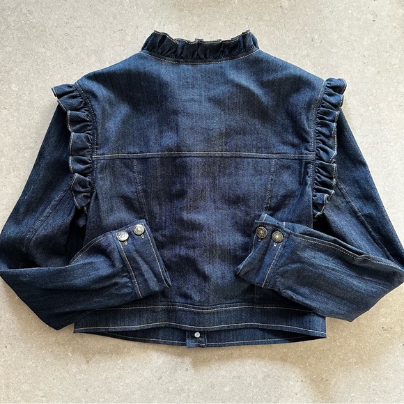 Cinq à Sept Dark Blue Jean Jacket - Picture 5 of 9